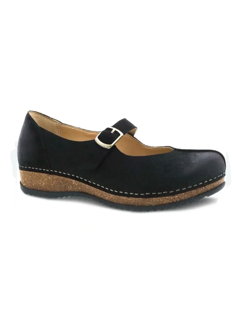 Dansko Mika Burnished Suede Women's Mary Jane Shoe Brown EU Size 41 10.5/11